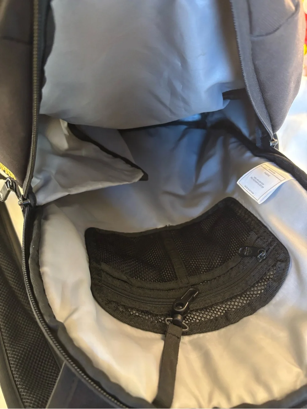 adidas Black Backpack with White Trim and Striker United Logo